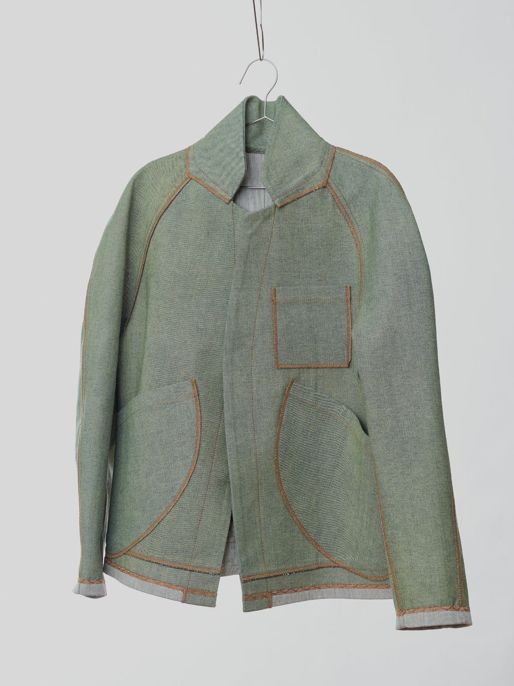 Bonded Jan Shell Jacket in Cream Canvas