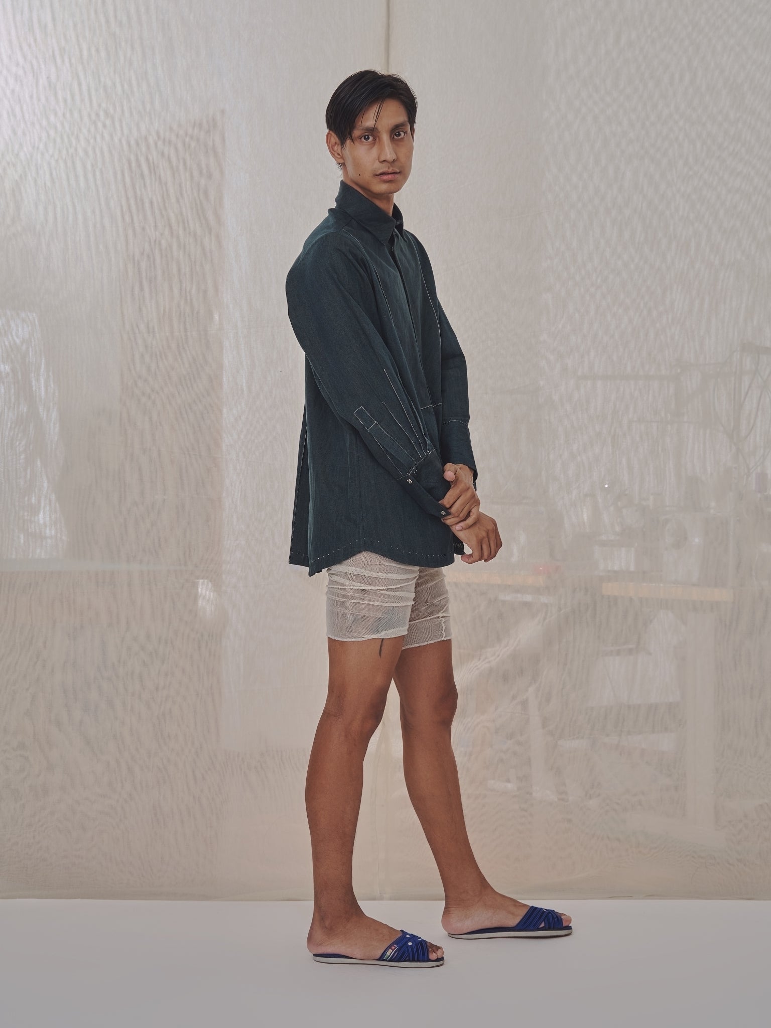 Dakila Long Sleeve in Cream Canvas