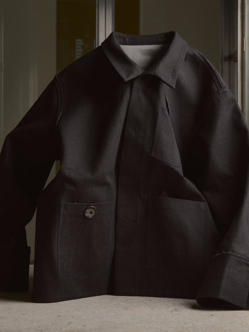 XL Denis Jacket in Choco Denim