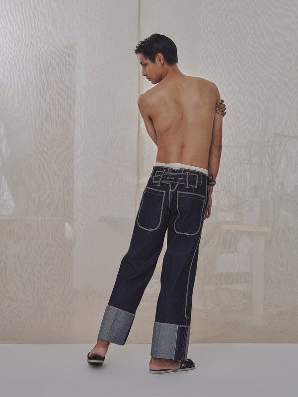 Free Cuff Jeans in Edition 0 Denim