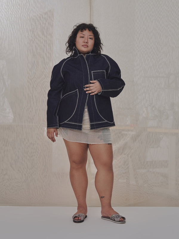 Jan Shell Jacket in Edition 0 Denim