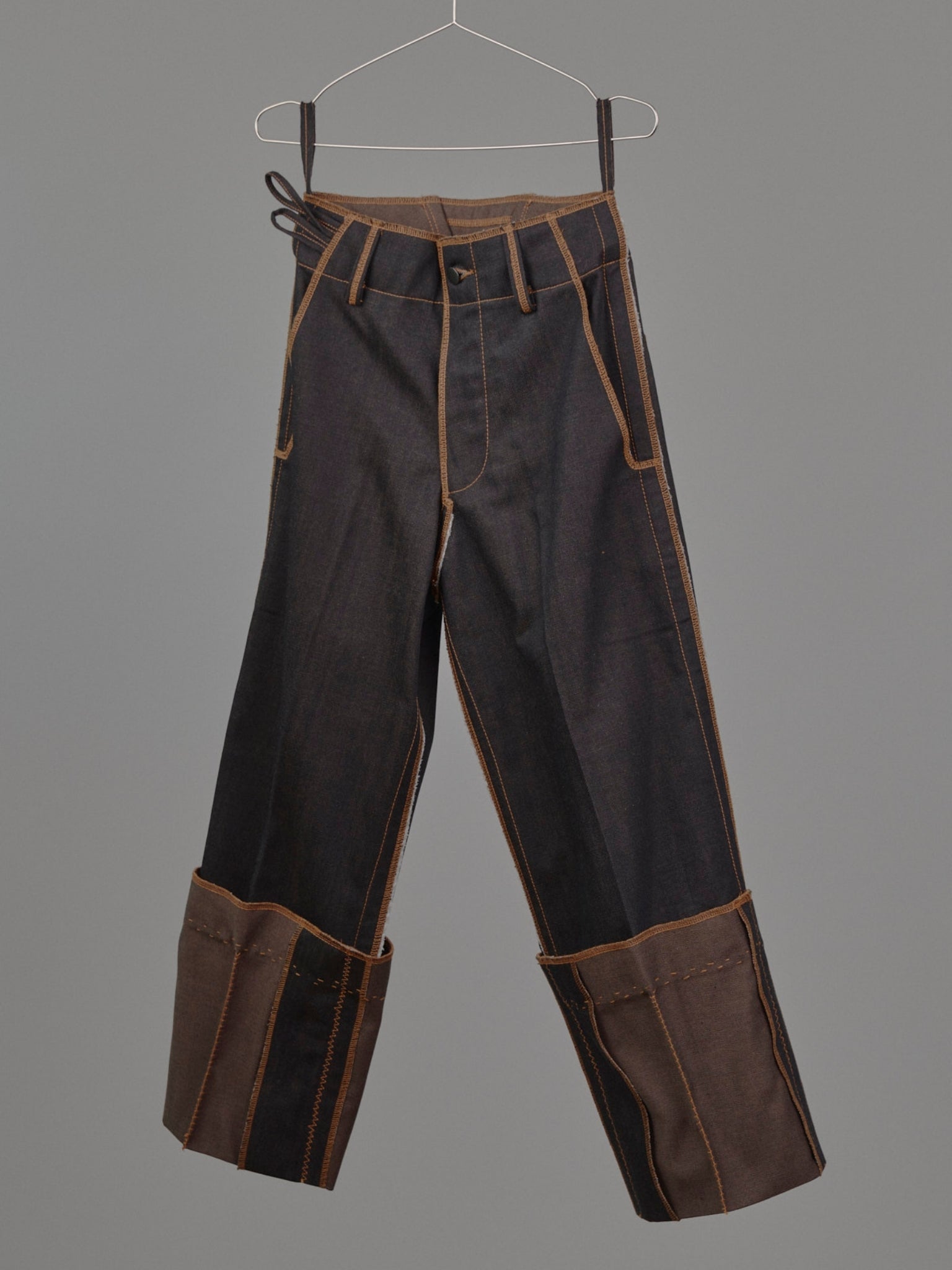 Fixed Cuff Jeans in Choco Denim