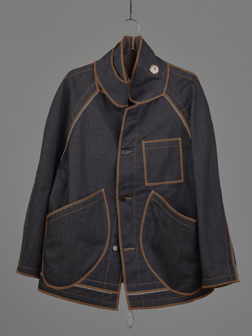 Jan Shell Jacket in Choco Denim