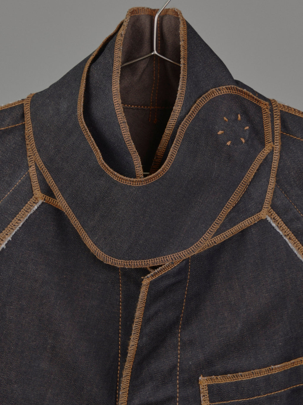 Jan Shell Jacket in Choco Denim