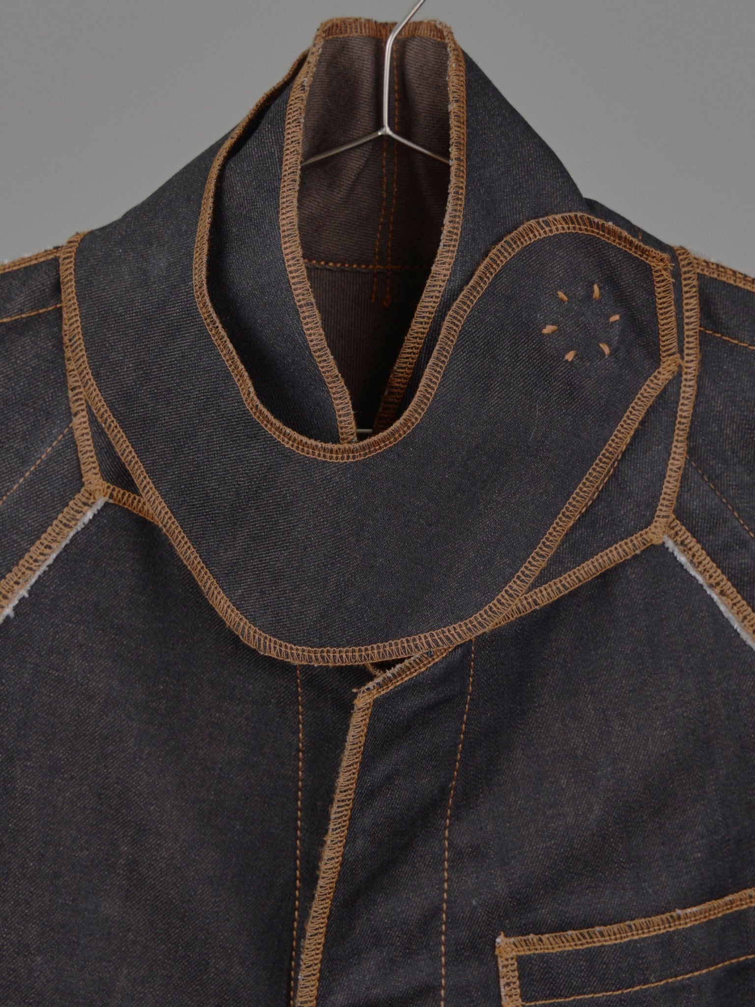 Jan Shell Jacket in Choco Denim