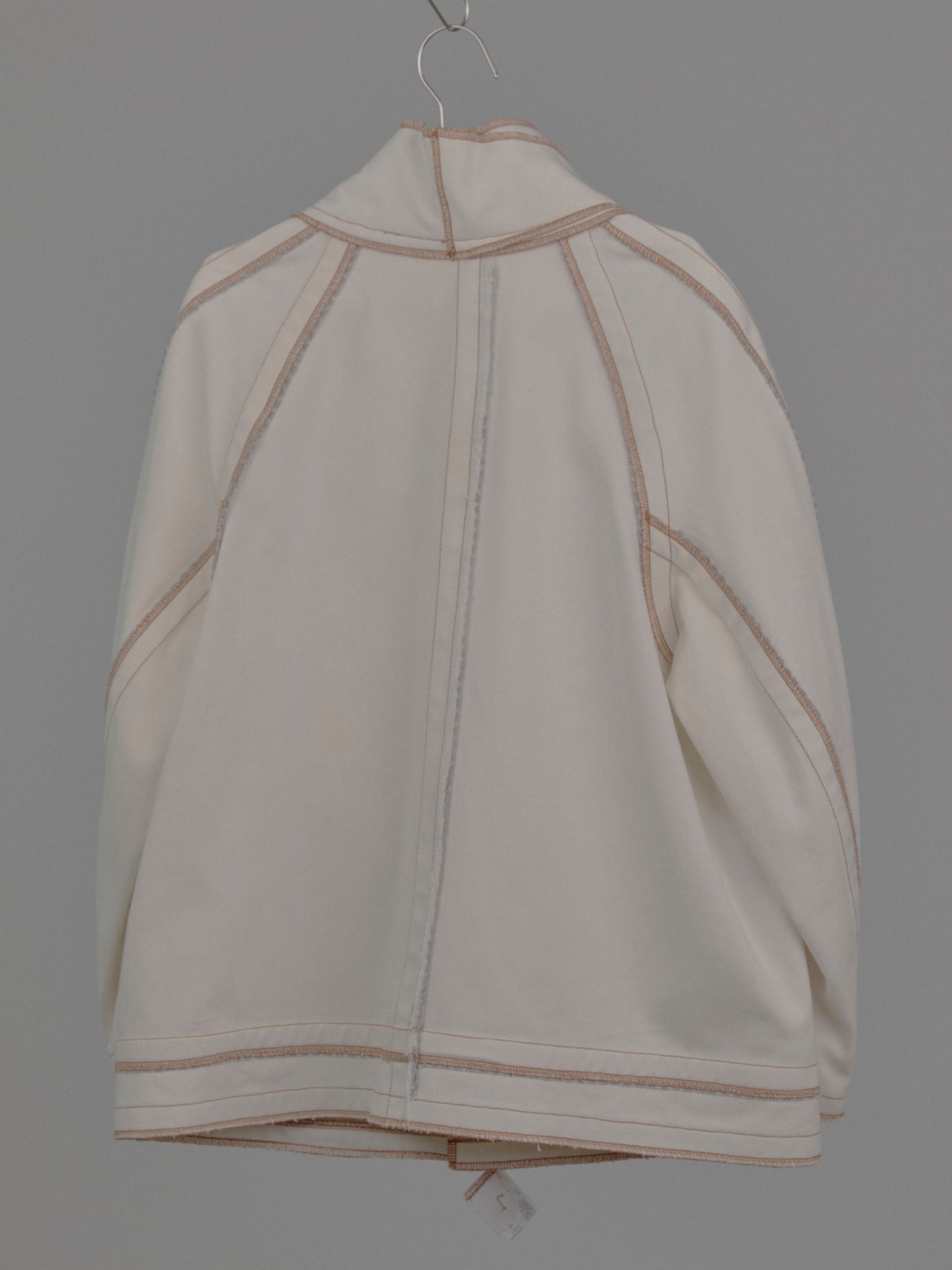 Jan Shell Jacket in Cream Canvas