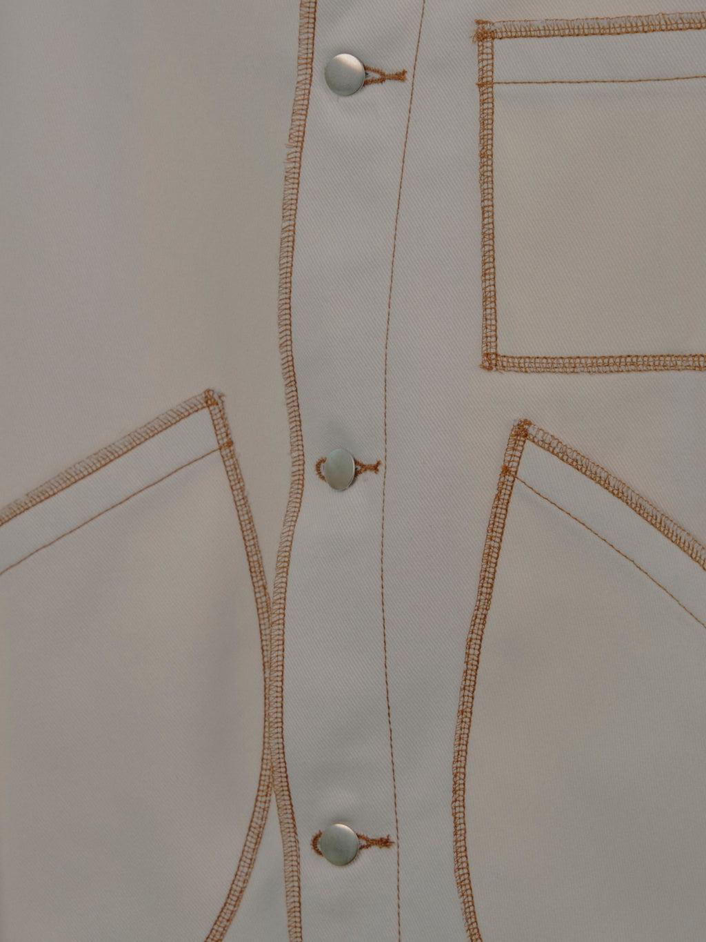 Jan Shell Jacket in Cream Canvas