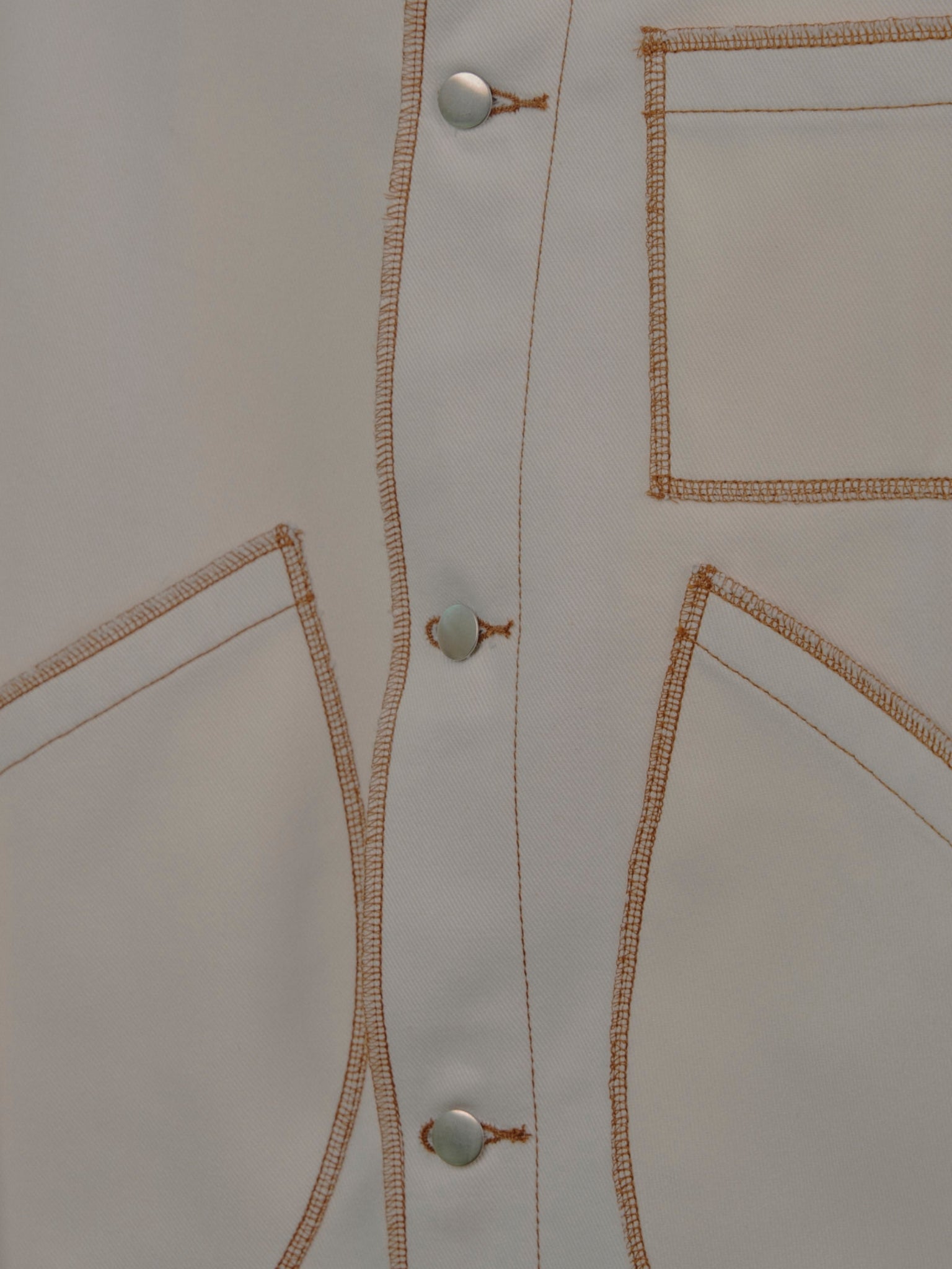 Jan Shell Jacket in Cream Canvas