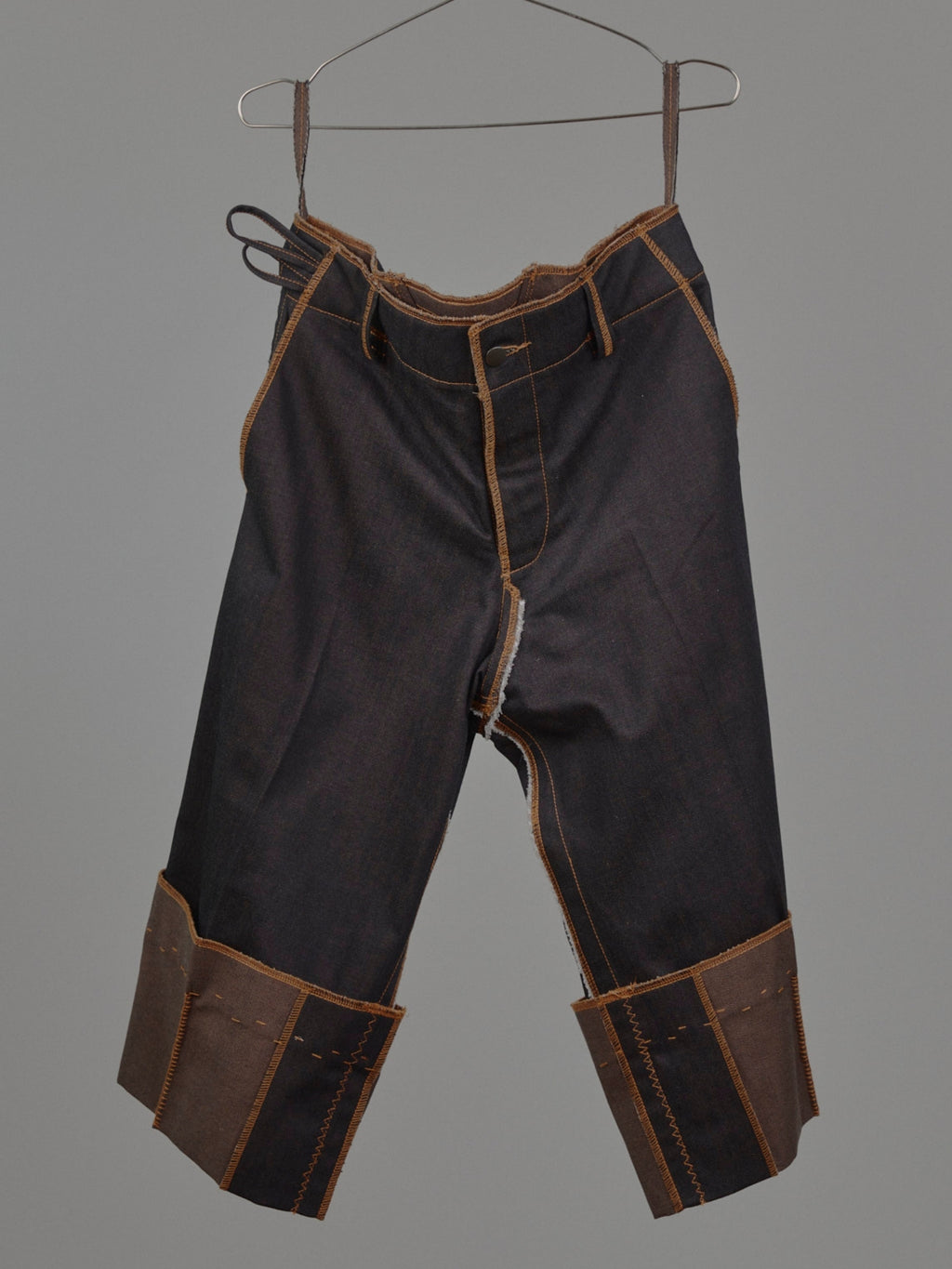 Liya Carpenter Jeans in Choco Denim