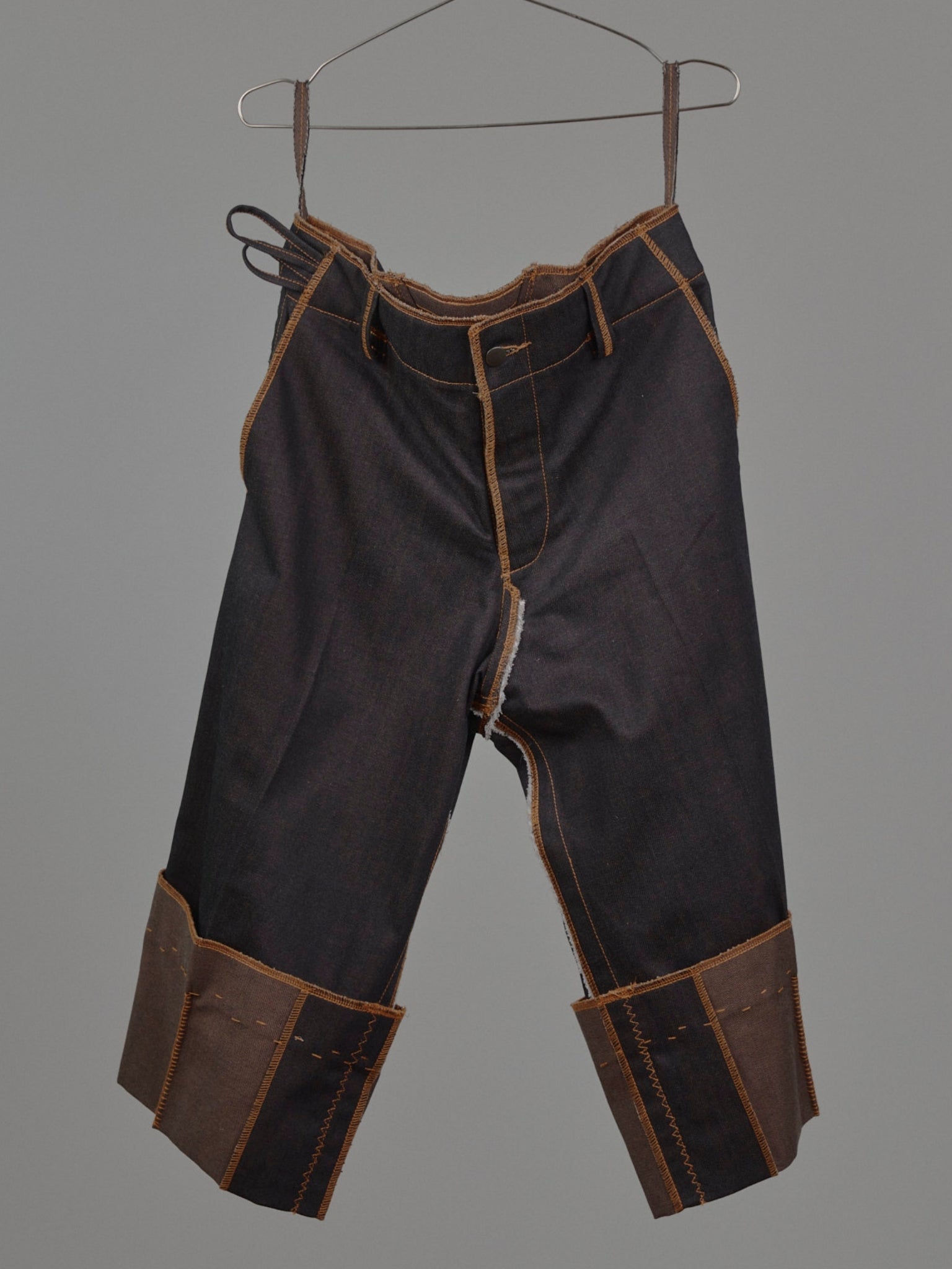 Liya Carpenter Jeans in Choco Denim