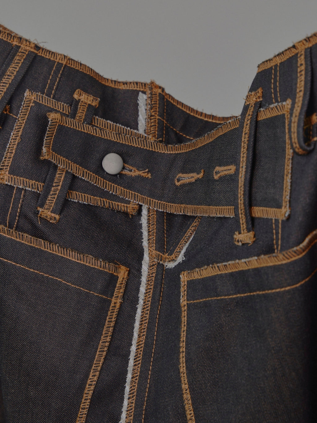 Liya Carpenter Jeans in Choco Denim