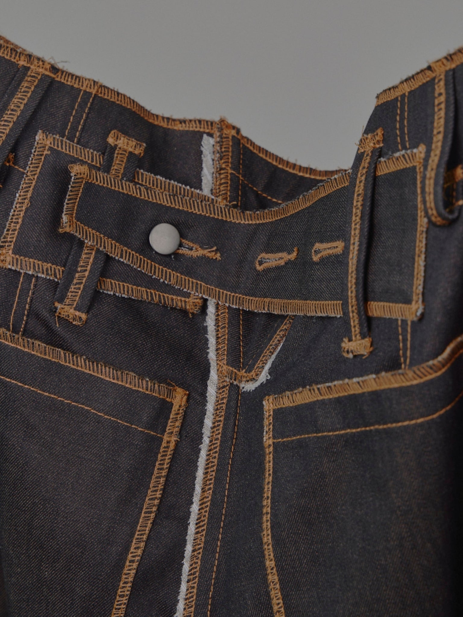 Liya Carpenter Jeans in Choco Denim