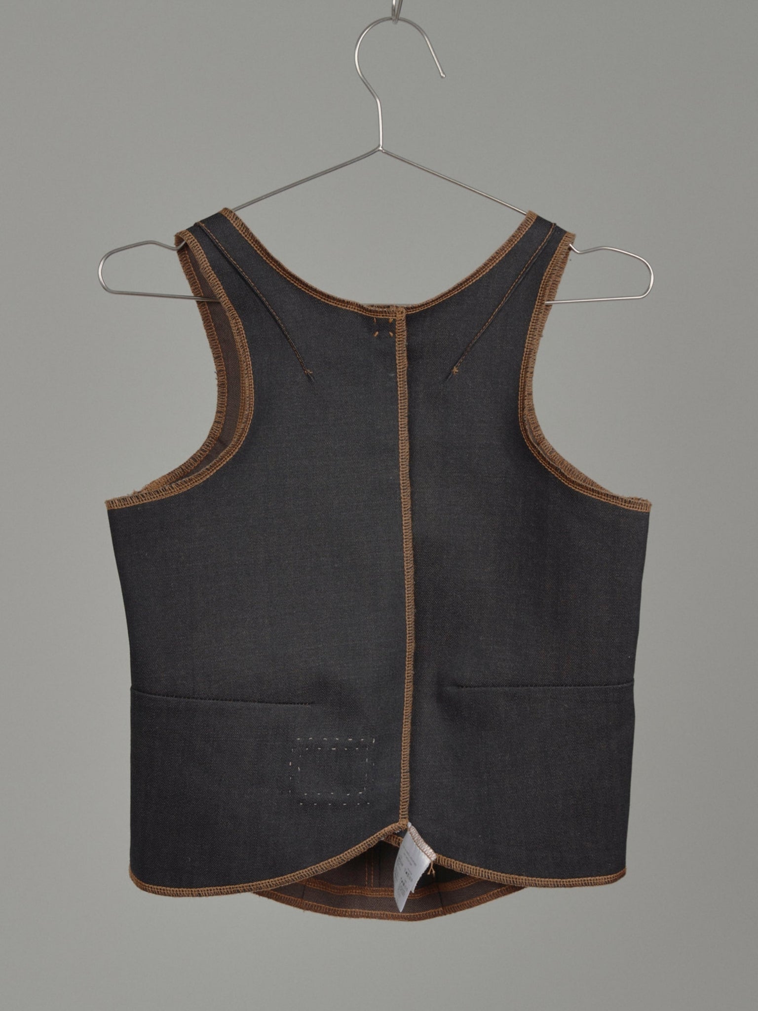 Shamz Top in Choco Denim